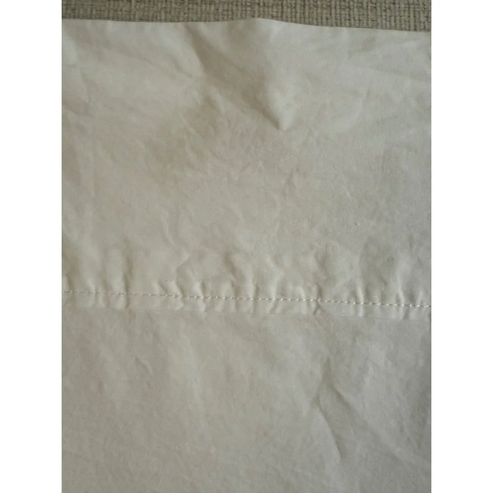 Pointe Haven White Flat Sheet King Size Made in Pakistan 100% Cotton